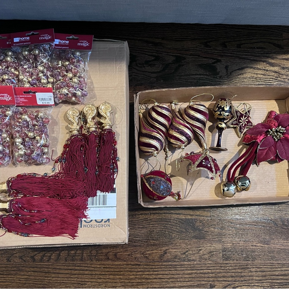 Beautiful, excellent quality Christmas ornaments